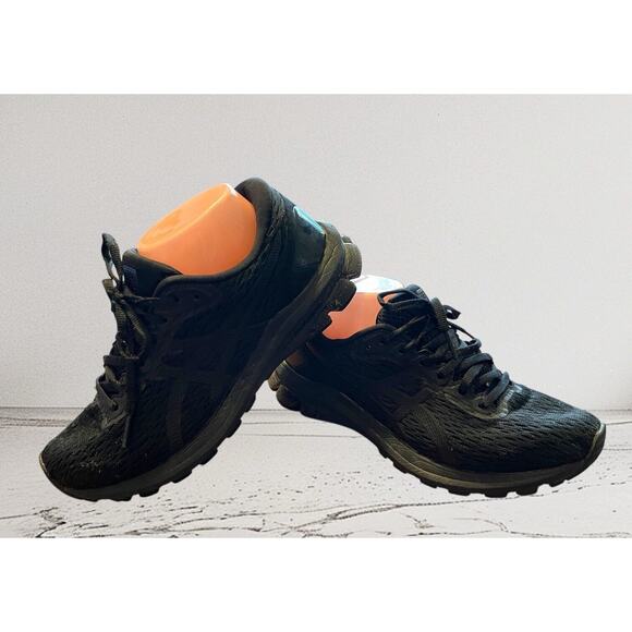 Asics GT-1000 9 Running Sneaker Women's Size 8.5 Black Mesh Shoes - Picture 1 of 15